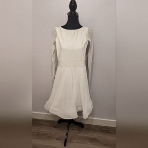 Kids (junior) white Ballroom competition dress.